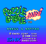 Puzzle Bobble Mini